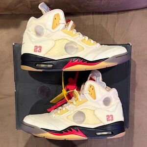 Off-White Jordan 5 SP “Sail” size 12